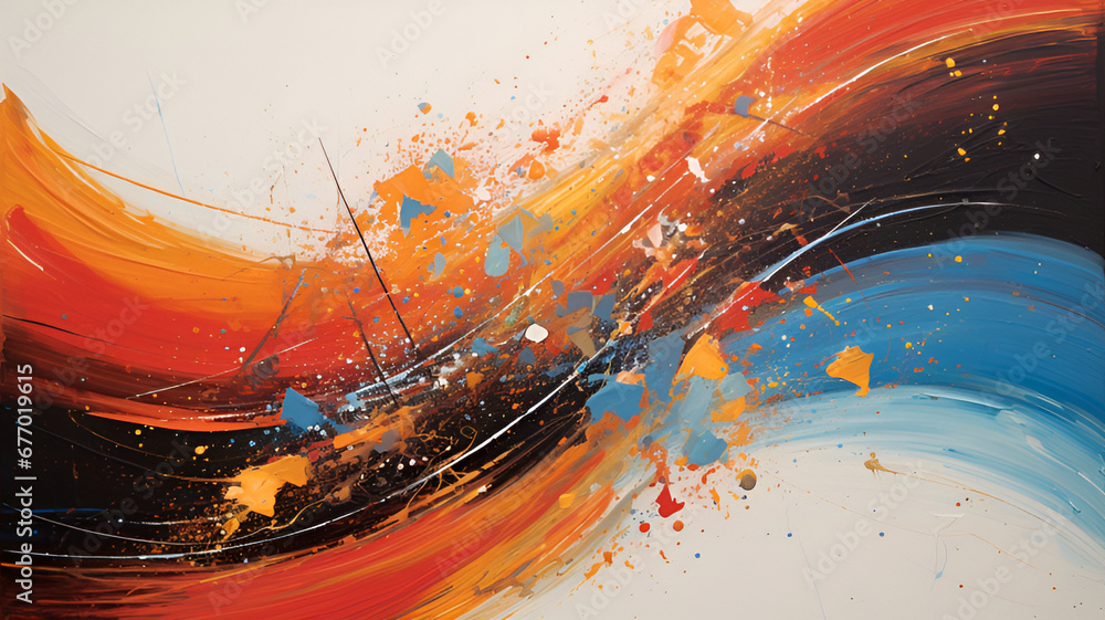 Wall mural abstract background | generative ai
