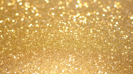 Gold sequins were scattered on the ground