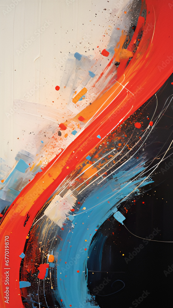 Wall mural abstract background | generative ai