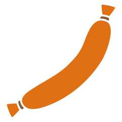 illustration of a sausage