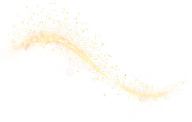 Luxury gold glitter. golden sparkle confetti. shiny glittering dust. corner frame border transparent background