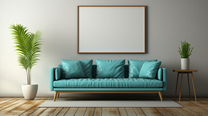 modern living room HD 8K wallpaper Stock Photographic Image 