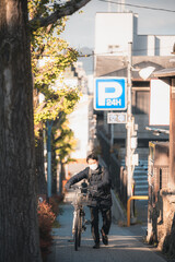 pedestrian crossing sign