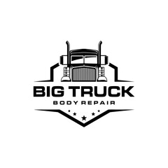 big truck body repair logo