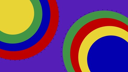 Fototapeta premium abstract colorful background with circles