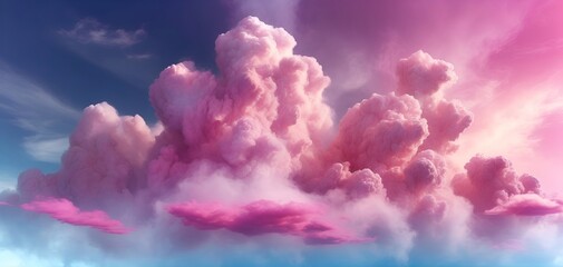 pink clouds in the sky