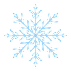 snowflakes on a white background
