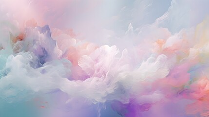 Fototapeta na wymiar soft fluffy clouds pastel abstract background wallpaper