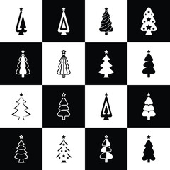 christmas tree set design elements