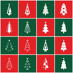 christmas tree set design elements