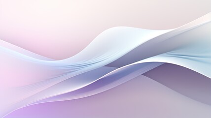Obraz premium Serene and Flowing Pastel Gradient Waves with Graceful Curves
