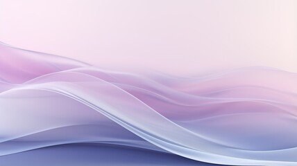 Serene and Flowing Pastel Gradient Waves with Graceful Curves