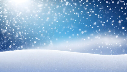 christmas background with snowflakes