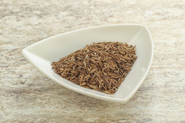 Zira seeds in the bowl