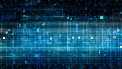 Obraz premium Digital technology background