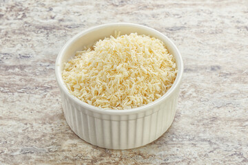 Natural organic coconut shredded powder