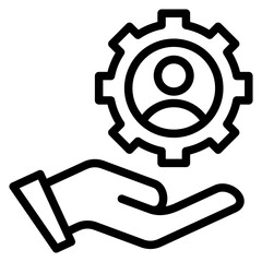 Support Outline Icon