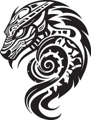 Logo Schlange Tribal Tattoo