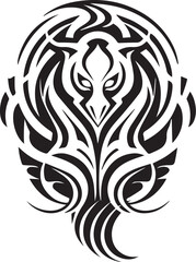 Fototapeta premium Logo Schlange Tribal Tattoo