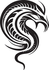 Logo Schlange Tribal Tattoo