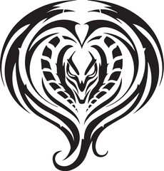 Logo Schlange Tribal Tattoo