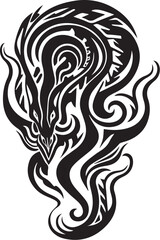 Logo Schlange Tribal Tattoo