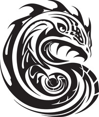 Logo Schlange Tribal Tattoo