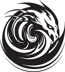 Logo Schlange Tribal Tattoo