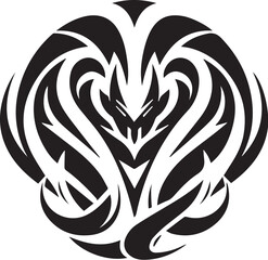 Logo Schlange Tribal Tattoo