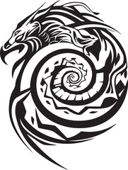 Logo Schlange Tribal Tattoo