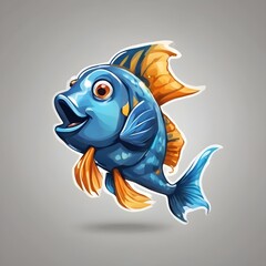 Fish Icon Background Very Cool