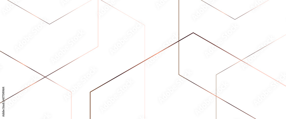 Poster vector abstract geometric pattern with crossing thin golden lines on white transparent background.