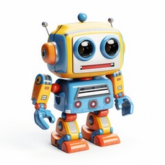 cartoon robot children's toy.