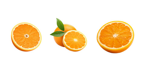 Orange isolated on white background