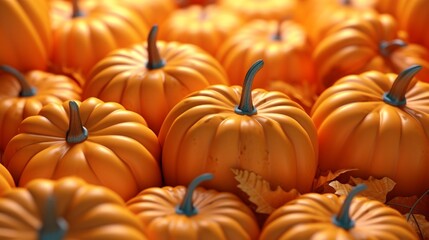 pumpkins and flowers
