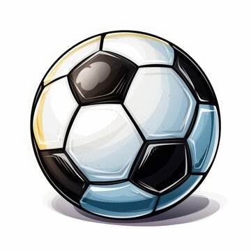 soccer ball cartoon.