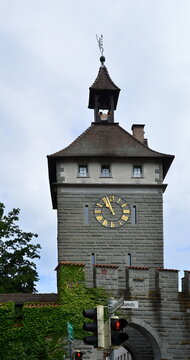 Historical Tower and Gate in the Old Town of Konstanz, Baden - W&uuml;rttemberg