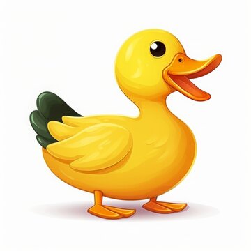 yellow duck cartoon.