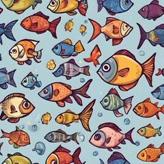 Fish Icon Background Very Cool