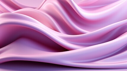 Obraz premium Soft Hues Caressing Silk Textures in a Serene Pink Satin Dreamscape