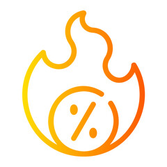 Fototapeta premium hot sale gradient icon