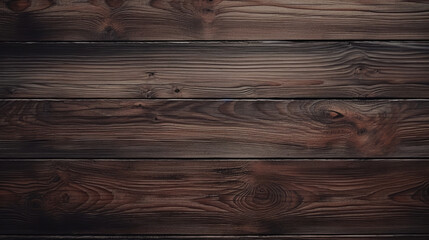 Naklejka premium Dark brown wood tree plank surface material wall texture