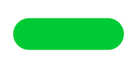 Green button for title text design, lower third template design transparant background, frame text design png