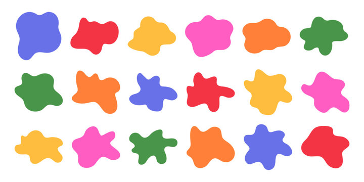 Set freeform of organic irregular shape.