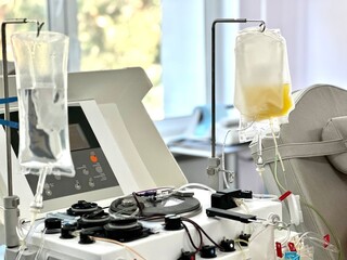 Device for collecting donor blood. Equipment for blood donation.