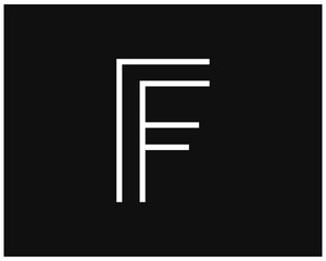 Minimalist abstract initial letters logo. This icon incorporate with two abstract letters and rectangle in the creative way. This is  editable and easy to 
custom for brand name start those initial.