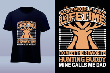 Hunting vector tshirt design