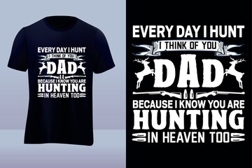 Hunting vector tshirt design
