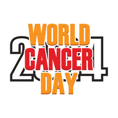 world cancer day icon vector