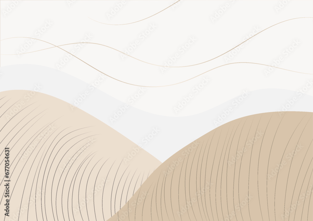 Poster abstract art background the lines are arranged in order to design the background, using white mixed 